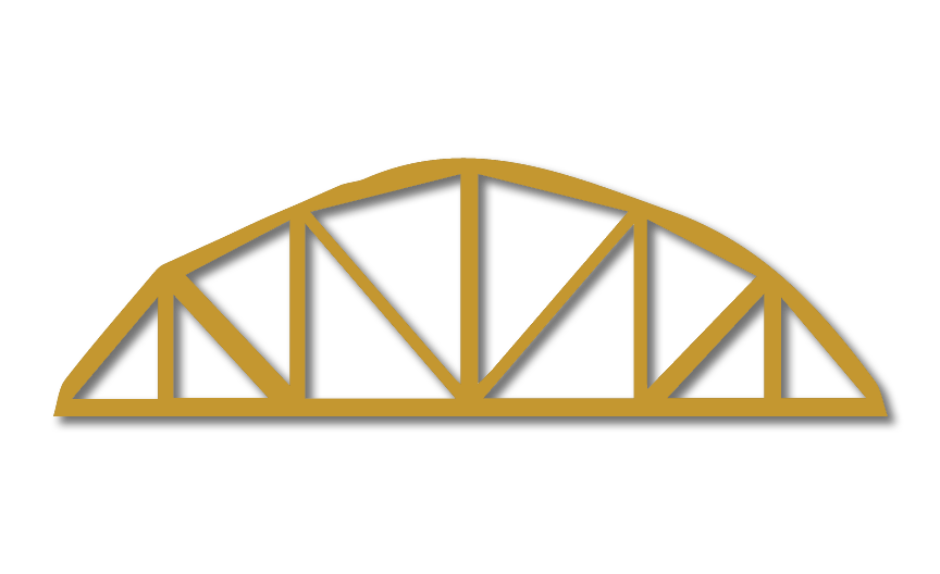 bowstring timber truss
