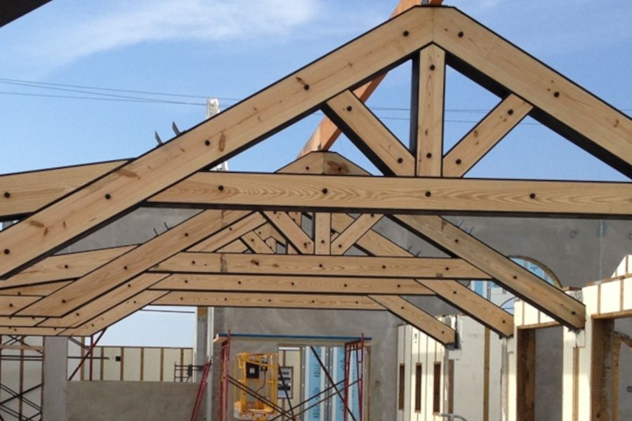 steel ibeam truss