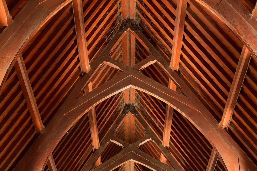 custom timber trusses steel x connectors