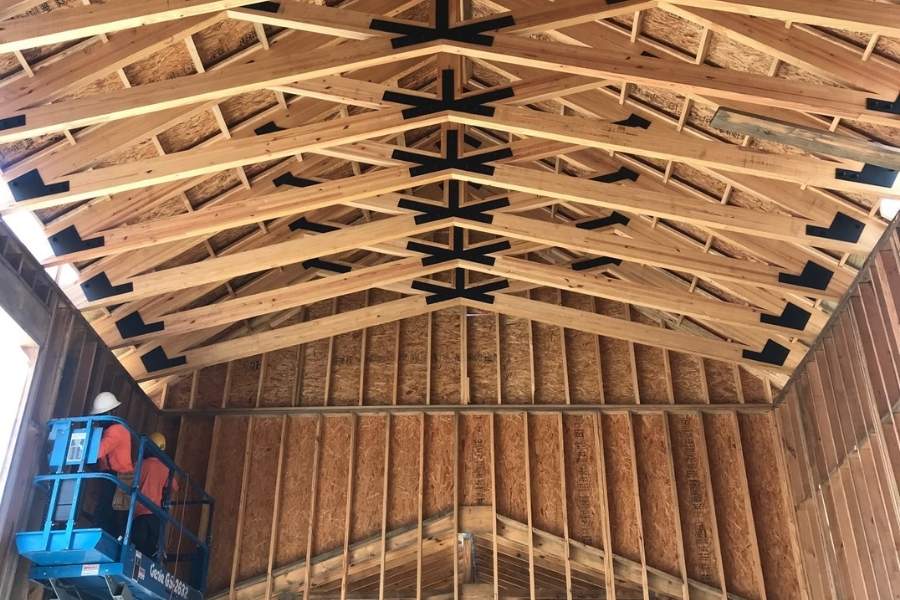 SUGAR MILL VILLA SCISSOR TRUSS LOUISIANA