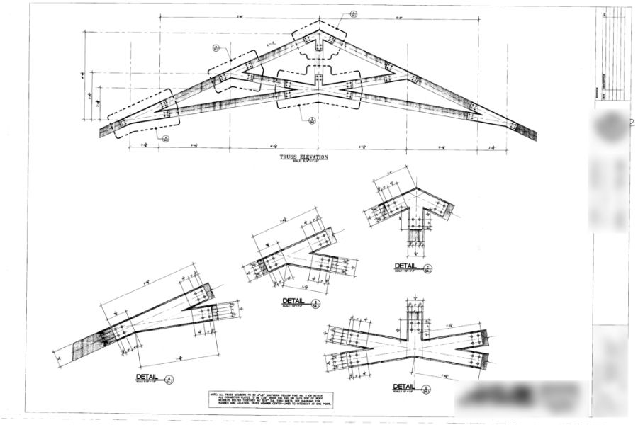 drawing truss
