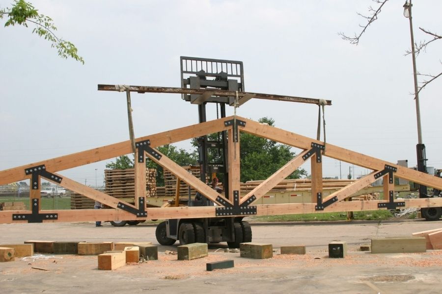 70ft timber truss