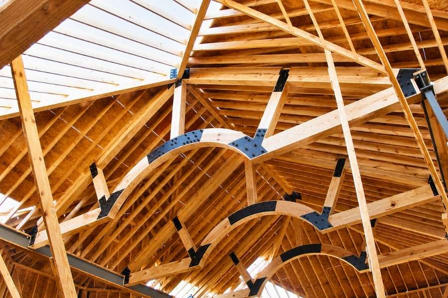 timber frame roof structure