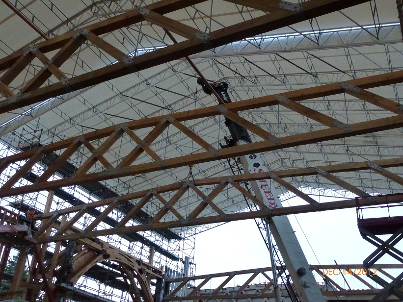 timber truss pier 29 boathouse